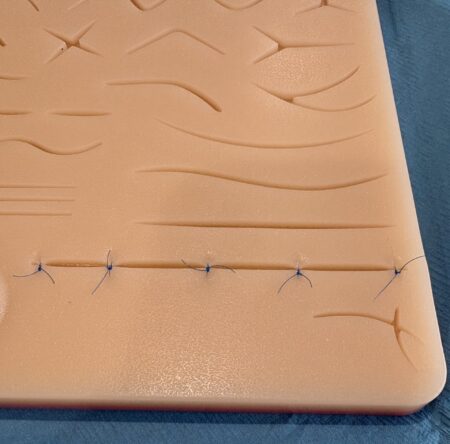 my first suture
